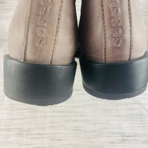 Sorel Emelie II Gray Chelsea Boot Waterproof Heavy Duty Size 7 - Picture 7 of 9